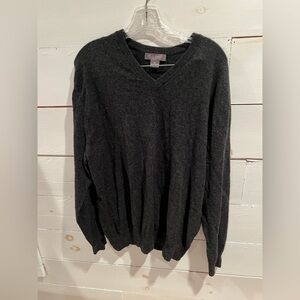 Daniel Cremieux Signature Collection Men's 100% Cashmere Sweater, EUC, V-neck.